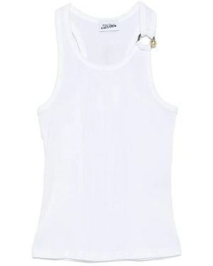 Jean Paul Gaultier Cotton Tank Top - White