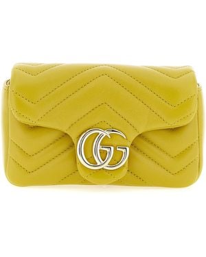Gucci Gg Marmont Shoulder Bags - Yellow