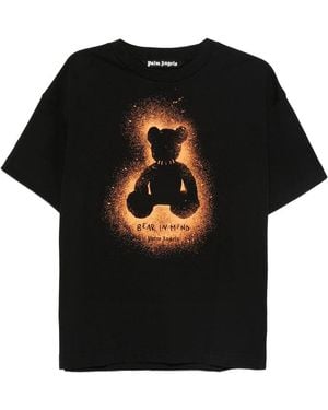 Palm Angels Cotton T Shirts - Black