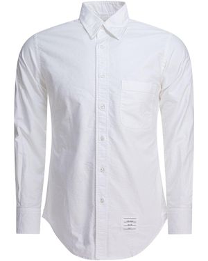 Thom Browne Shirts Bianco-Uomo