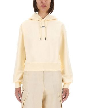 Jacquemus The Grosgrain Hoodie - White