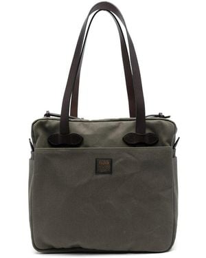 Filson Green Tote Bags - Black