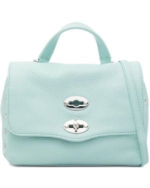 Zanellato Postina Daily Baby Leather Handbag - Blue