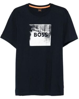 BOSS Cotton T Shirts - Black