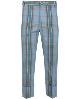 Vivienne Westwood plaid-check Pattern straight-leg Trousers