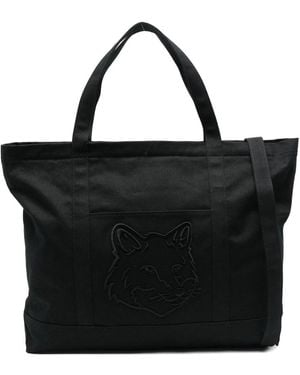 Maison Kitsuné Shoulder Bags - Black