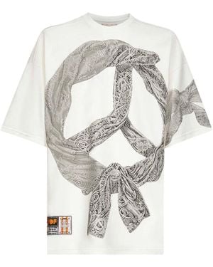 PDF Cotton Jersey Printed T-Shirt - White