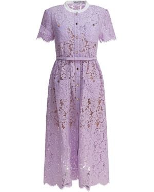 Self-Portrait Dresses Purple