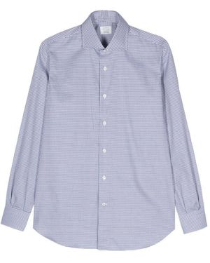 Mazzarelli Camicie Cotone-Uomo - Blu