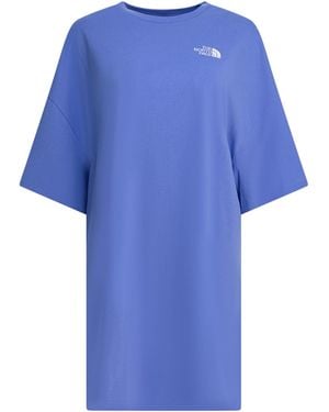 The North Face T-Shirt With Logo T-Shirts Light - Blue