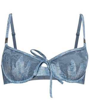 Diesel X Fenty By Rihanna Balconette-Lace-Bra - Blue