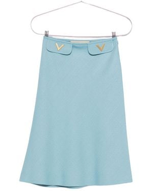 Valentino Midi Skirt - Blue