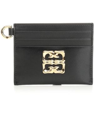 Givenchy Leather Card Holder Small Leather Goods - Black