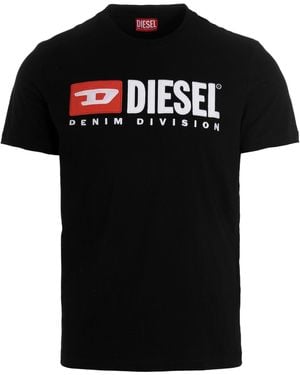 DIESEL T-Boxt-Div T-Shirt - Black