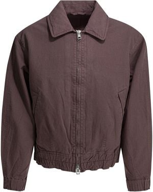 Our Legacy Command Jackets And Coats Purple - Brown