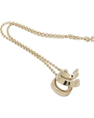 Ferragamo "Triplo Gancini" Necklace - Metallic