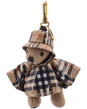 Burberry Charm Orsetto Thomas Keyring - White