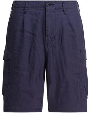 Nonnative Linen Cargo Shorts - Blue
