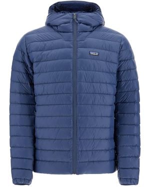 Patagonia Piumino Down Sweater Hoody - Blue