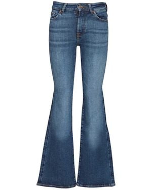 7 For All Mankind The Leggy Bootcut Moonwater Jeans Blue
