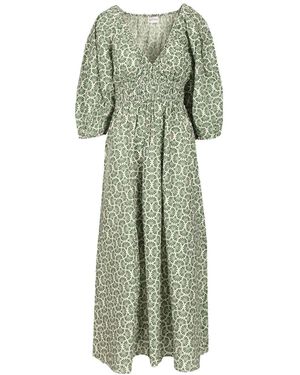 Matteau Shirred Dress Dresses Green