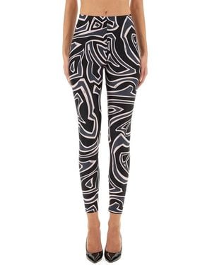 PUCCI Labyrinth Print Leggings - Black