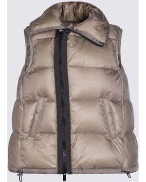 Sacai Coats Light And Natural - Brown