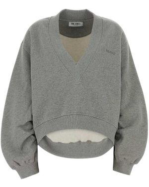 The Attico Cotton Sweatshirt - Grey