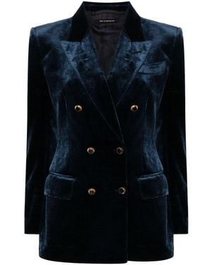 Tom Ford Double-Breasted Blazer - Blue