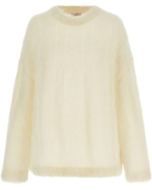 Brunello Cucinelli Mohair Silk Jumper Jumpers And Cardigans - Natural