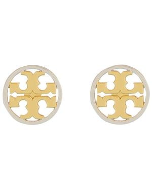 Tory Burch Orecchini "miller" A Borchia - Metallic