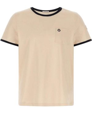 Moncler T Shirts Neutral - Natural