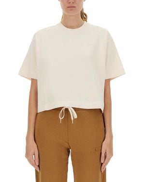 Autry T-Shirt With Matching Logo - White