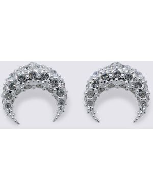 Marine Serre Earrings - Metallic