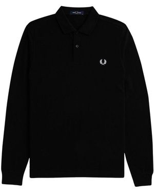Fred Perry Cotton Polo - Black
