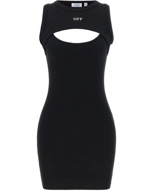 Off-White c/o Virgil Abloh Off Stamp Dresses - Black
