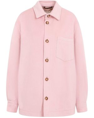Marni Wool & Mohair Outerwear Jacket For - Pink