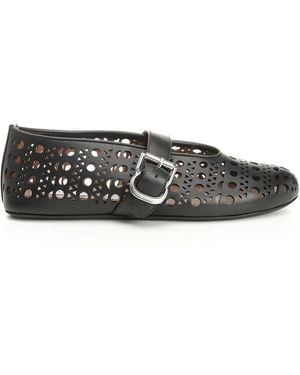 Alaïa Ballet Flats Scarpe Basse - Gray
