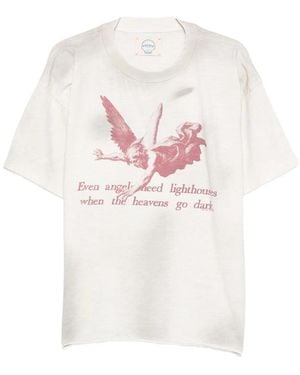 ERCOLE STUDIO T Shirts Neutral - White