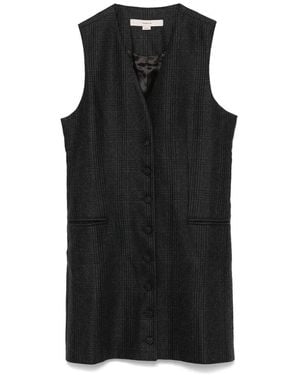 REMAIN Birger Christensen Top Grigio-Donna - Nero