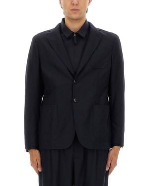 Giorgio Armani Cashmere Blazer-Uomo - Blu