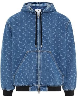 Marine Serre Jackets - Blue