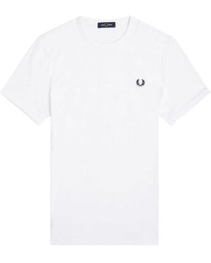 Fred Perry T-Shirt With Logo - White