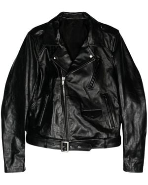 Rick Owens Luke Stooges Biker Jacket - Black