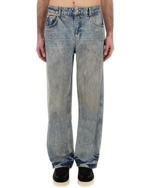 Represent Baggy Jeans "R3"-Uomo - Grigio