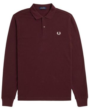 Fred Perry Cotton Polo - Red