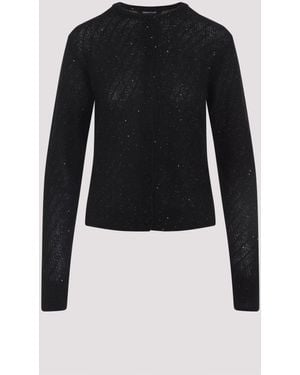 Fabiana Filippi Virgin Wool Cardigan-Donna - Nero