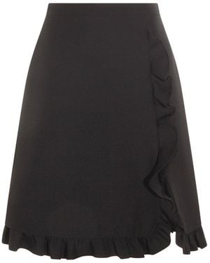 Valentino Skirts Blacks And Greys-Donna - Nero