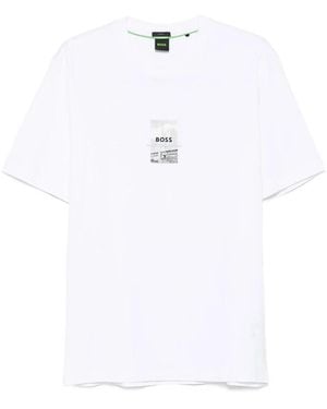BOSS Cotton T Shirts - White