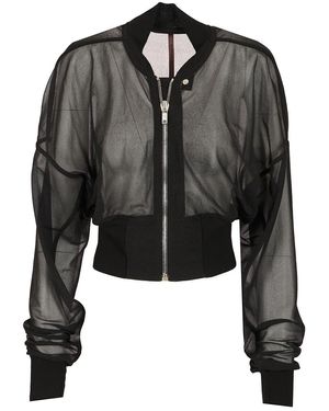 Rick Owens Flight Jacket Jackets - Black
